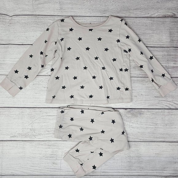 Zzzzz Kids Pajama Set with Stars Size 3T - Picture 1 of 6